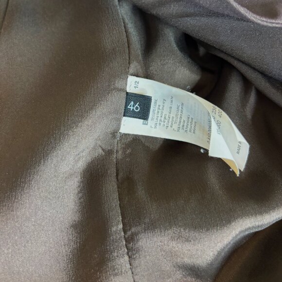 Les Copains Blazer With Satin Bow Closure Orig 1100. Sz 46 (US 12) - Picture 7 of 12